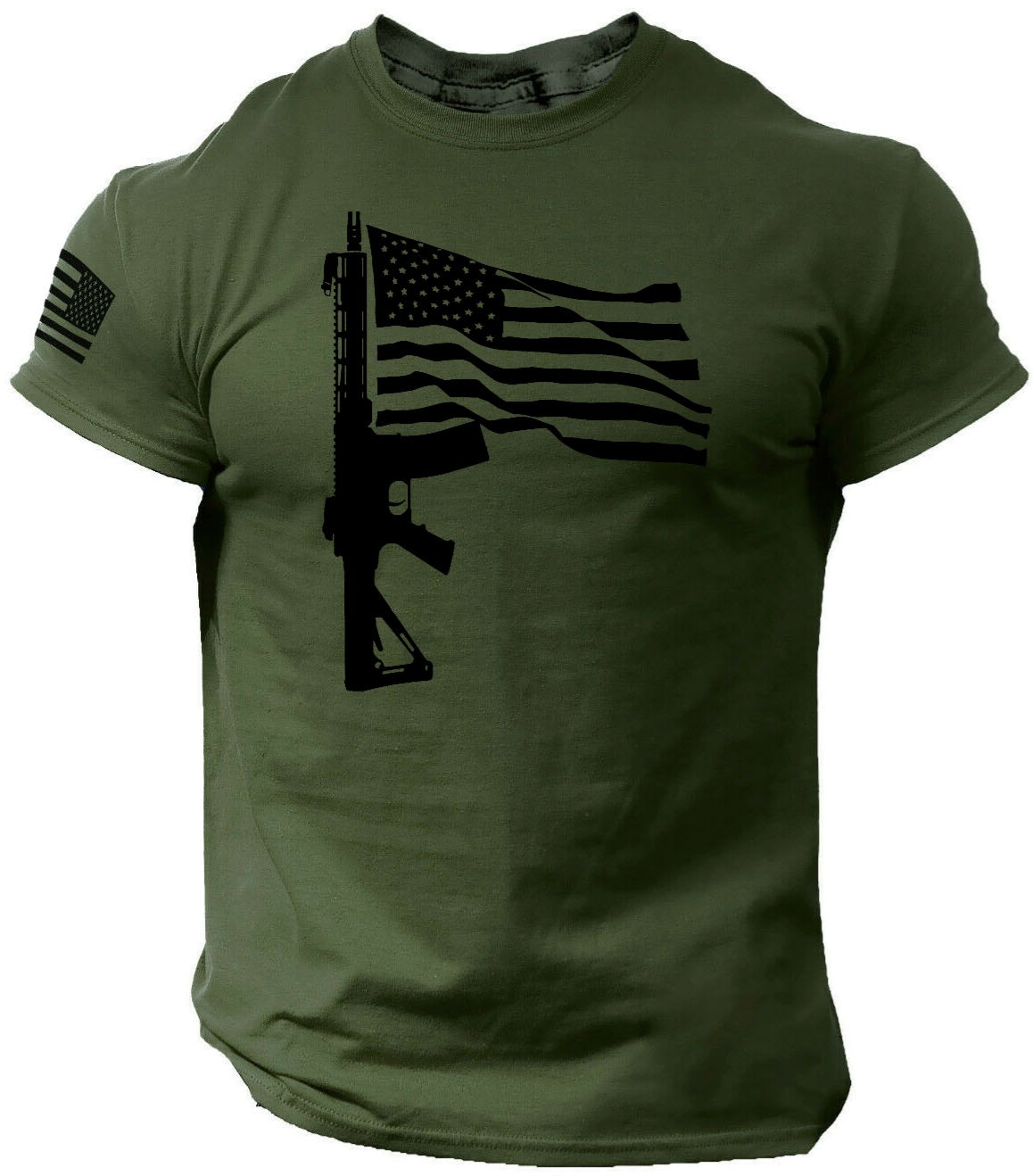 AR15 Flag T shirt