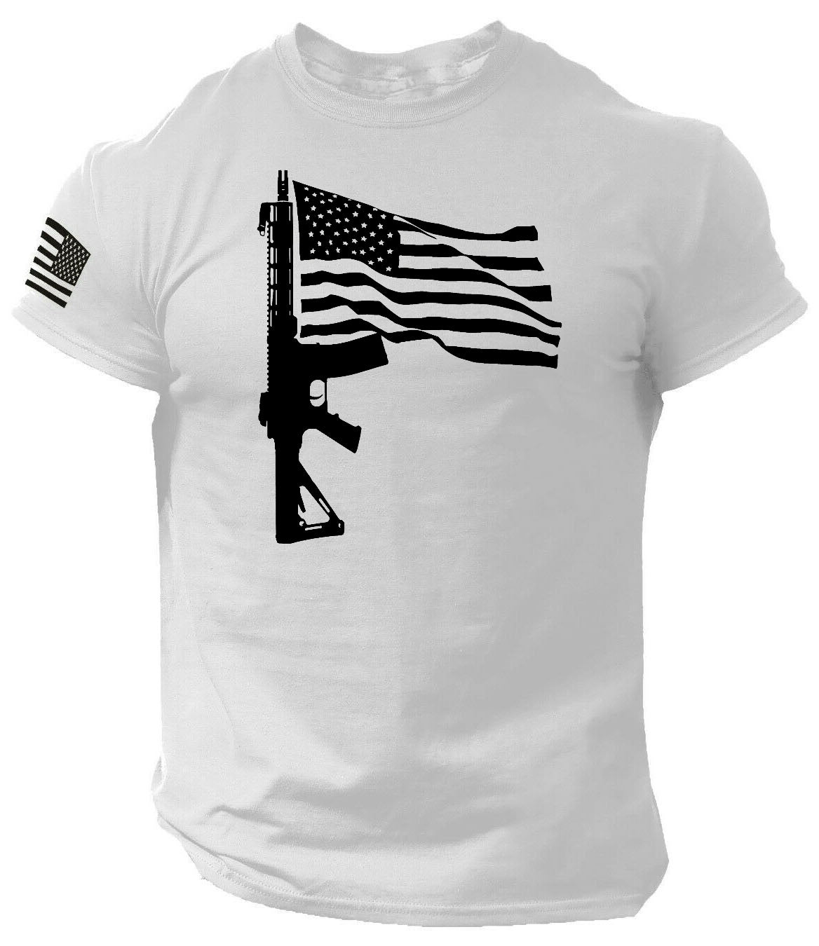 AR15 Flag T shirt