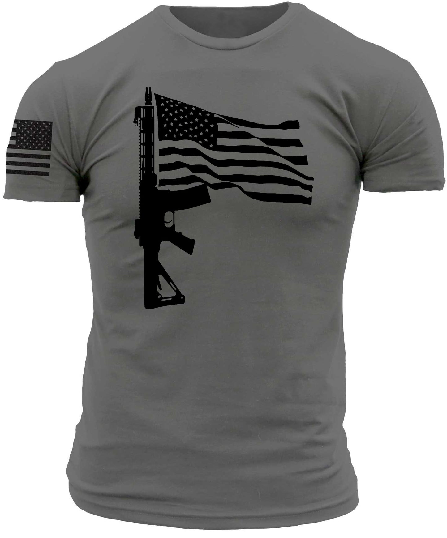 AR15 Flag T shirt