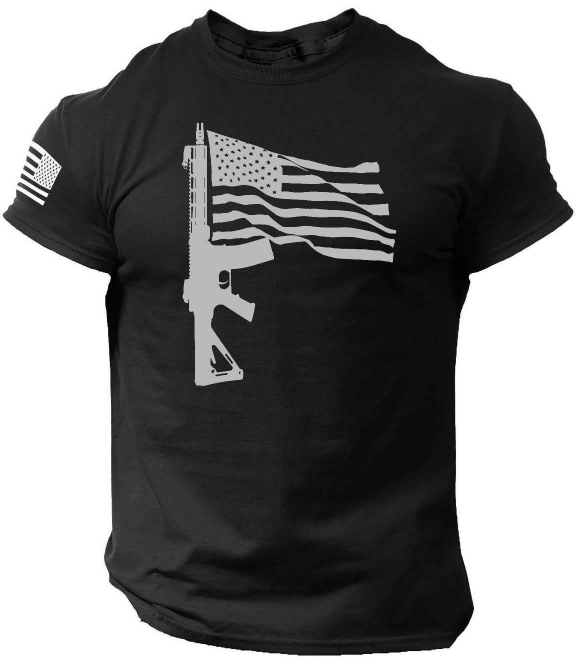 AR15 Flag T shirt