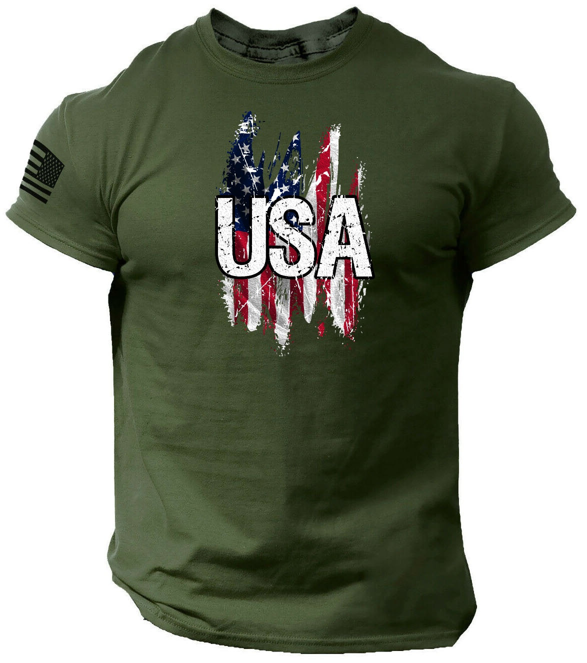 American flag Patriotic USA T shirt